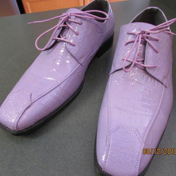 Boland Mens Dress Shoes Lavender Size 2 
